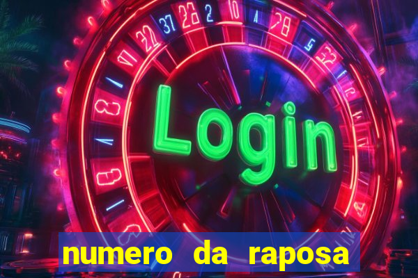 numero da raposa jogo do bicho